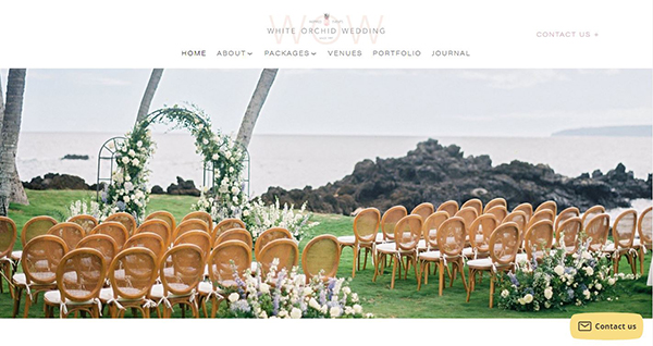 A White Orchid Wedding