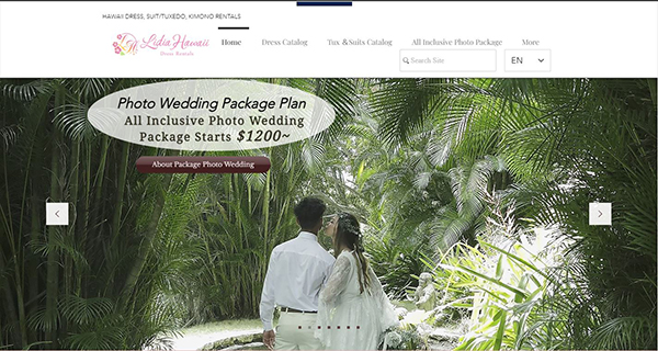 Lidia Hawaii Dress Rentals