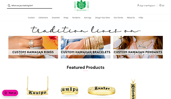 Royal Hawaiian Heritage Jewelry