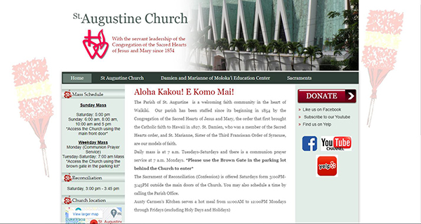 St Augustine By The Sea Catholic Church Waikiki