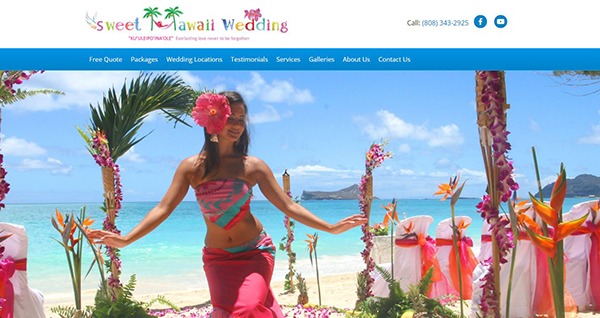 Sweet Hawaii Wedding