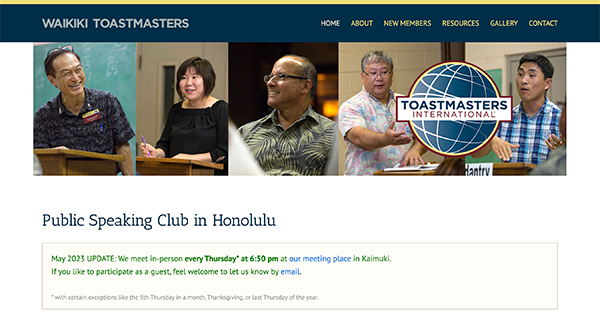Waikiki Toastmasters Club